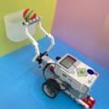 3/25(土)、川西阪急屋上のSUNNY & GREENで開催される『サニー＆グリーン』4周年記念「ソトアソビday」にプログラボのコーナーができるみたい。ロボットを組み立ててプログラミングをして、実際に紙飛行機を飛ばして遊べるんだって。