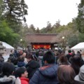 2024年元旦の多田神社の初詣の様子