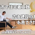 地元川西の不動産会社・吉永建設がたくさん持っている土地とモデルハウスを見せてもらった。